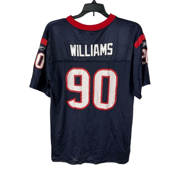 Houston Texans Vintage #90 Williams Reebok NFL Youth Boys/Men XL Football Jersey - Picture 3 of 9